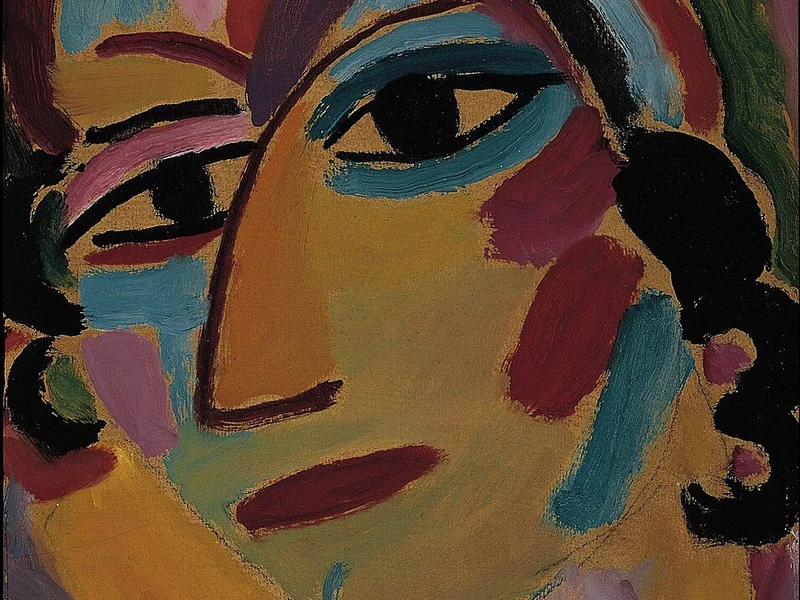 1889-Galka Scheyer - Testa mistica (1917)